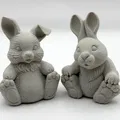 Easter Bunny Duo – Cặp Thỏ Phục Sinh Chibi Dễ Thương - Thumbnail 2