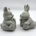 Easter Bunny Duo – Cặp Thỏ Phục Sinh Chibi Dễ Thương - Thumbnail 3