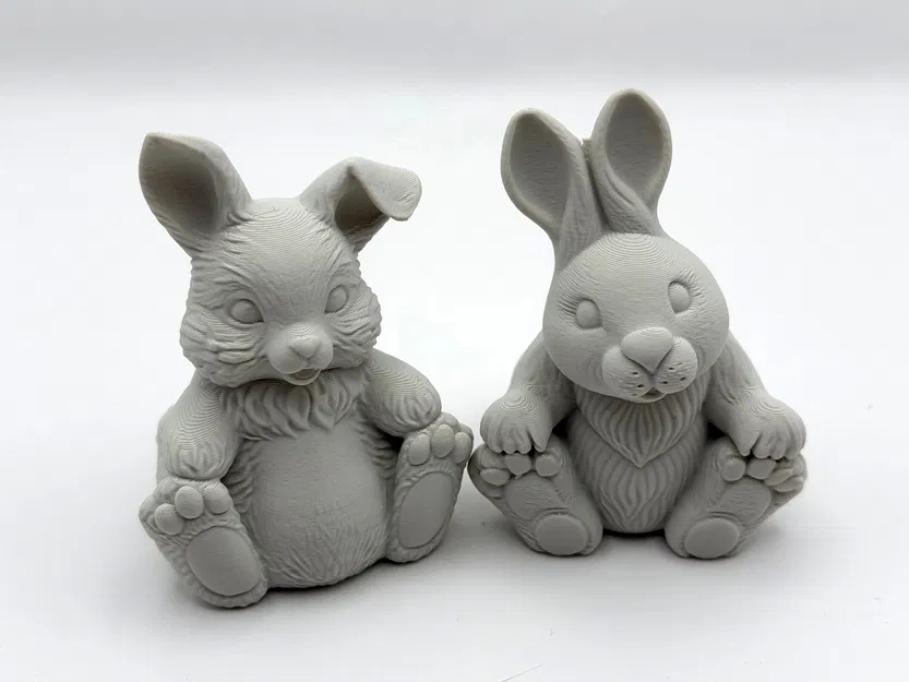Easter Bunny Duo – Cặp Thỏ Phục Sinh Chibi Dễ Thương - Image 5