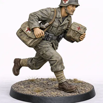 Lính Quân Y Đức WW2 (Bolt Action) – 28mm