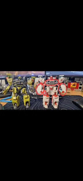 Các chi tiết Ratchet Transformer in 3D - Image 1