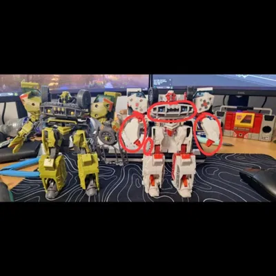 Các chi tiết Ratchet Transformer in 3D