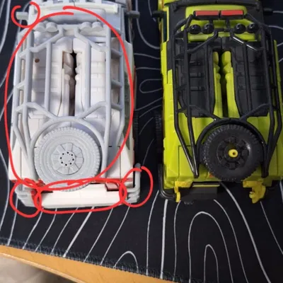 Các chi tiết Ratchet Transformer in 3D