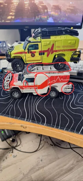 Các chi tiết Ratchet Transformer in 3D - Image 5