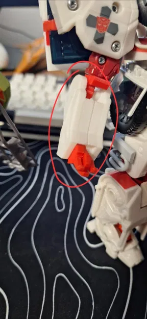 Các chi tiết Ratchet Transformer in 3D - Image 7