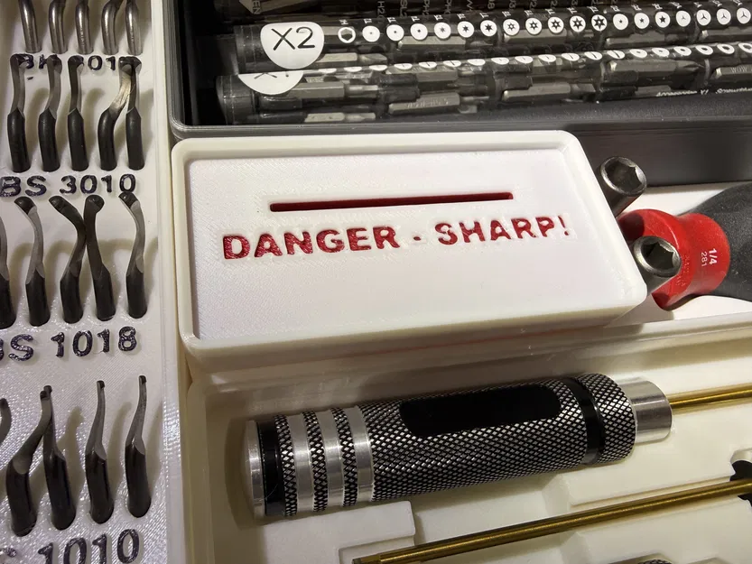 Thùng bỏ lưỡi dao cạo Gridfinity “Ultimate” - Image 7