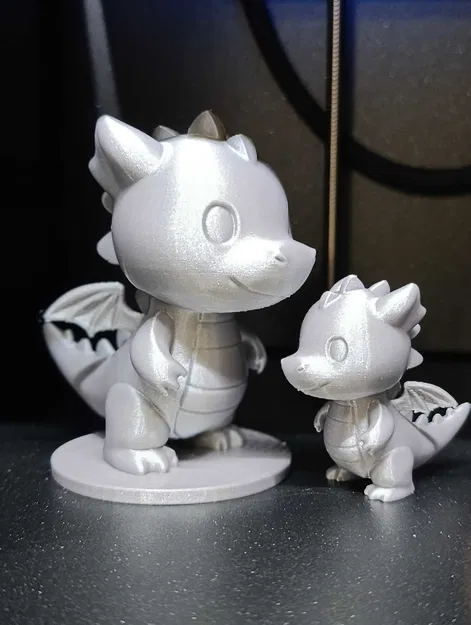STL Rồng Con Dễ Thương – Chibi Fantasy Figurine - Image 2