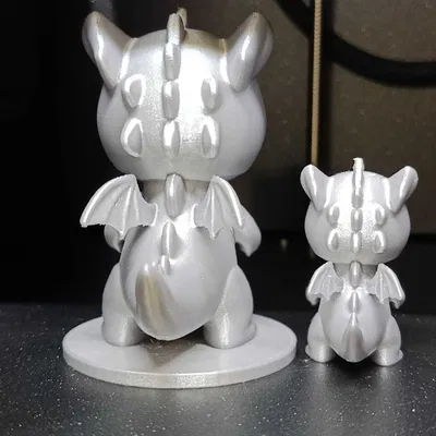 STL Rồng Con Dễ Thương – Chibi Fantasy Figurine