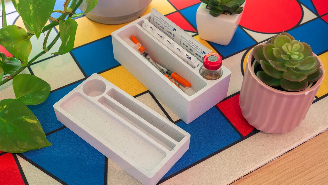 Hộp lưu trữ đồ tiêm HRT (HRT Injection Supplies Storage Box) - Image 1