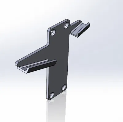 Giá/ крепёж gắn thước cặp (caliper) – bắt vít hoặc dán băng keo 2 mặt