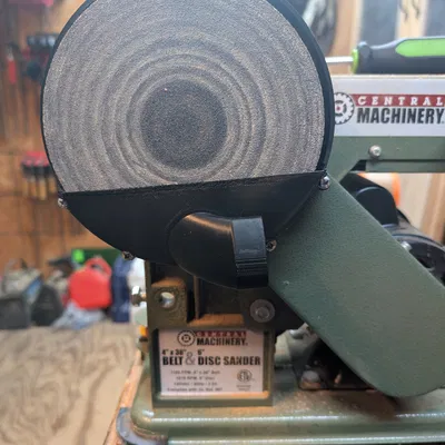 Nắp che hút bụi cho máy chà nhám đĩa Central Machinery