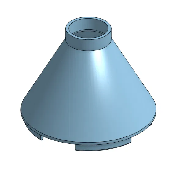 Adapter máy sấy tóc gấp gọn dùng cho adapter đường kính 64mm - Image 1