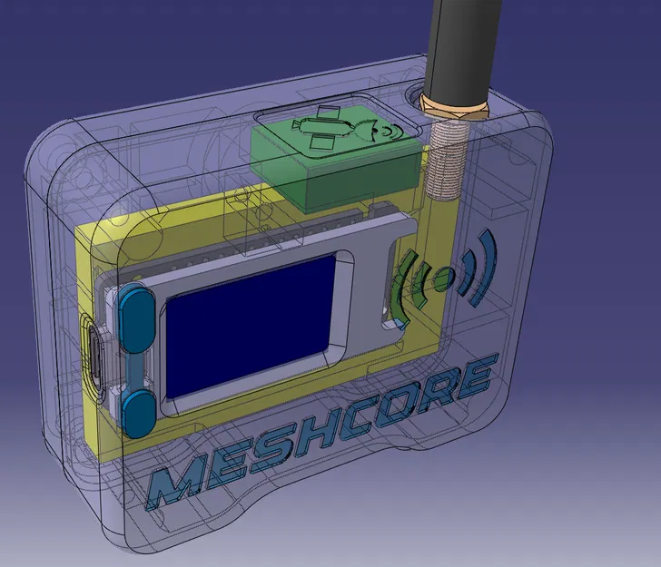Box Meshcore Heltec T114 – Vỏ hộp cho Heltec T114 pin 2000mAh - Image 3