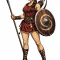 Crimson Shield Maiden – Nữ Chiến Binh Khiên Đỏ - Thumbnail 2