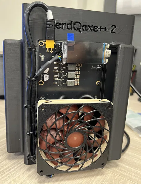 NerdQaxe++ Tower – Tháp gắn 4 miner, làm mát bằng quạt Noctua 140mm - Image 2