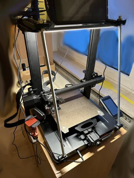 Mod gia cường giảm rung cho Ender 3 S1 Pro (Ender 3 S1 Pro Stiffener Mod) - Image 1