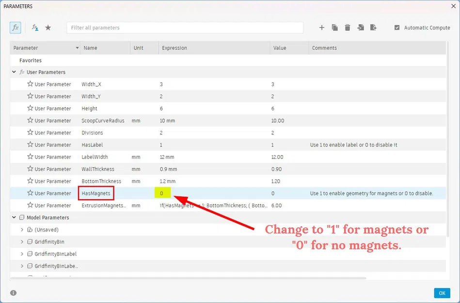 Fusion Remix: Thêm hoặc bỏ hình học nam châm cho Bin (HasMagnets) - Image 2
