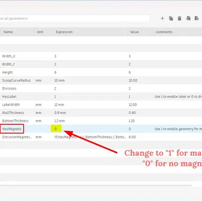 Fusion Remix: Thêm hoặc bỏ hình học nam châm cho Bin (HasMagnets)
