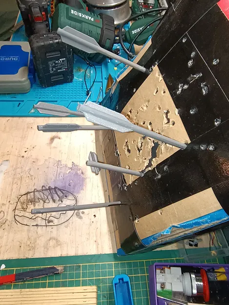 Bolt cho pistol crossbow: đầu “shoe” 6.4" tương thích MiniAdder - Image 3