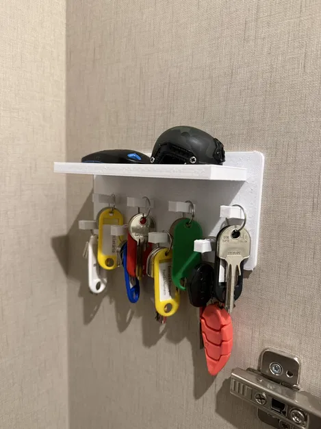 Giá treo 8 móc + khay để đồ - Image 1