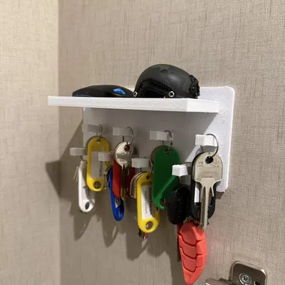 Giá treo 8 móc + khay để đồ