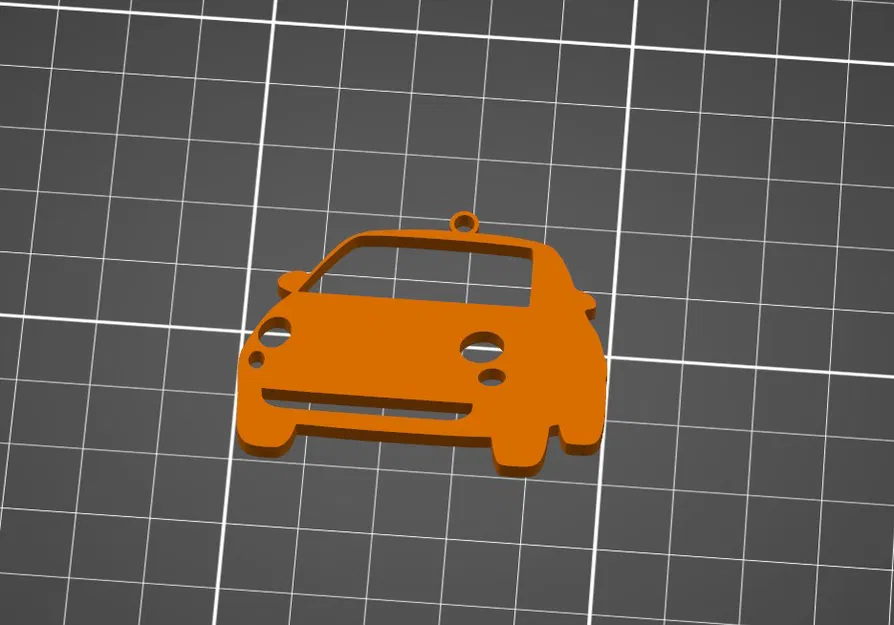 Móc khóa Fiat 500 - Image 1