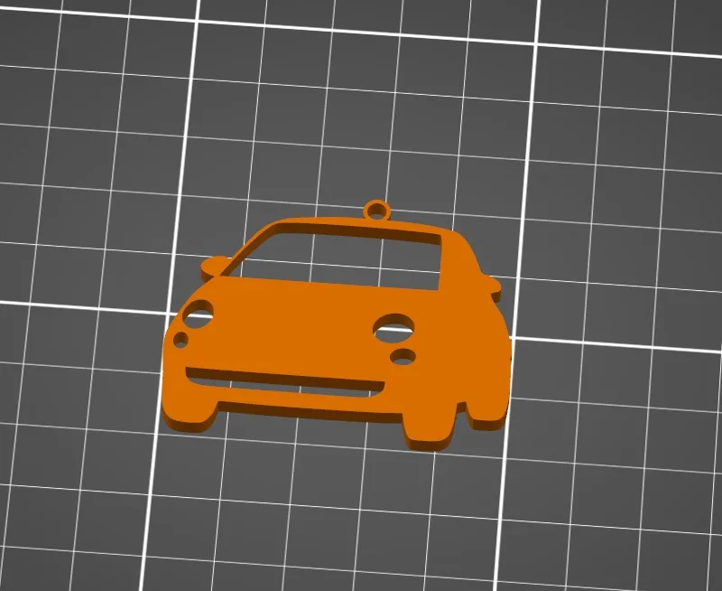 Móc khóa Fiat 500