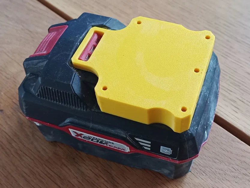 Adapter cơ bản Parkside™ X20V (STP, STL, FreeCAD) - Image 5