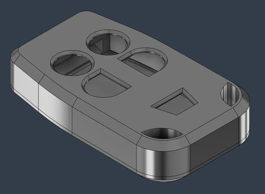 Vỏ remote chìa khóa Honda Odyssey (Key Fob Enclosure) - Image 3