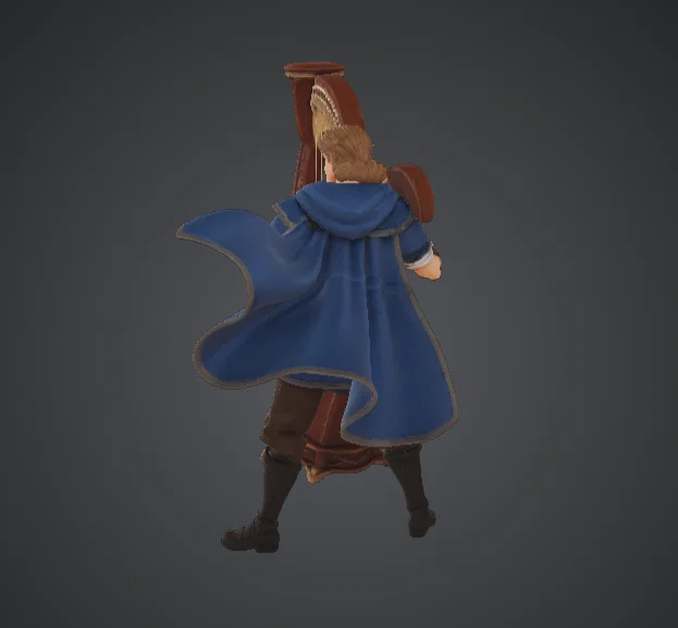 Bard Fantasy cầm đàn hạc – Anh hùng nhạc sĩ thời trung cổ - Image 2