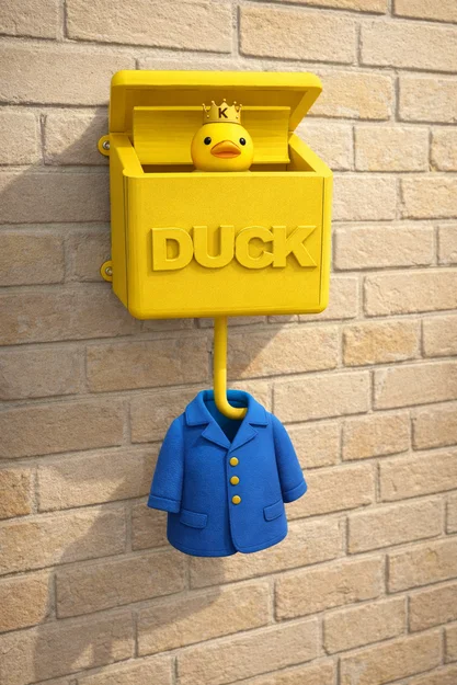 Móc treo áo khoác hình vịt (Duck coat rack) - Image 1