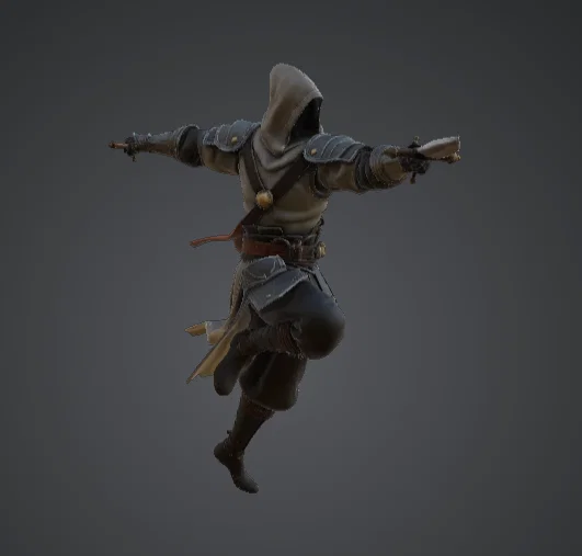 Sát Thủ Trùm Mũ Song Đao – Rogue Nhảy Lao Động - Image 1