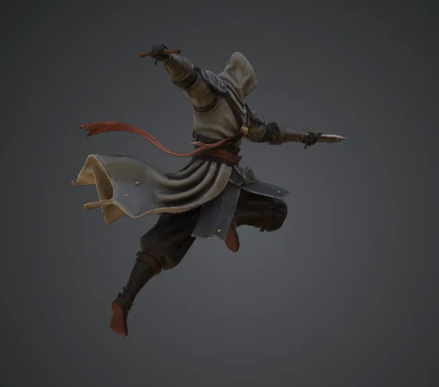 Sát Thủ Trùm Mũ Song Đao – Rogue Nhảy Lao Động - Image 2