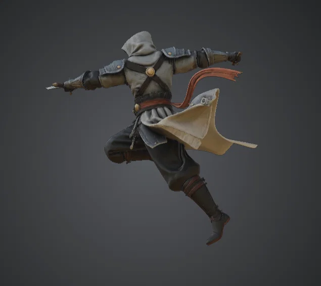 Sát Thủ Trùm Mũ Song Đao – Rogue Nhảy Lao Động - Image 3