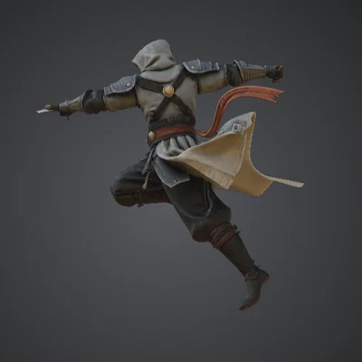 Sát Thủ Trùm Mũ Song Đao – Rogue Nhảy Lao Động