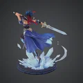 Ice Blade Warrior – Nữ Kỵ Sĩ Băng năng động với đế tinh thể - Thumbnail 3