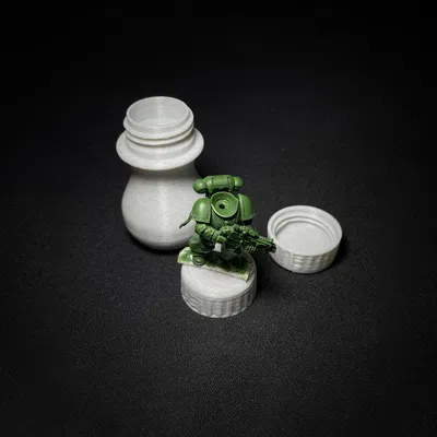 Tay Cầm Sơn Miniature Kèm Nắp Thay Đổi (Không Cần Supports)