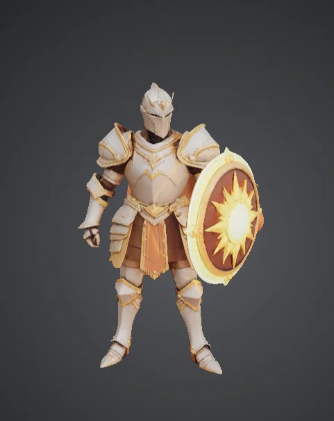 Holy Sun Paladin – Hiệp sĩ giáp nặng với Khiên Rực Sáng - Image 1