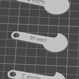 Đồng xu xe đẩy mua sắm tháo rời