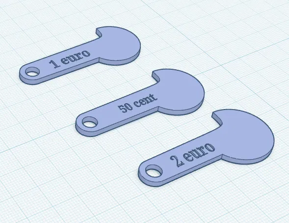 Đồng xu xe đẩy mua sắm tháo rời - Image 3