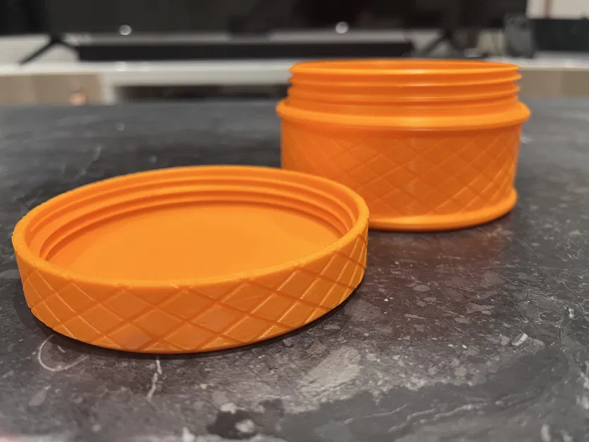 Hộp đựng hình trụ parametric có pattern (Parametric cylidrical container) - Image 2