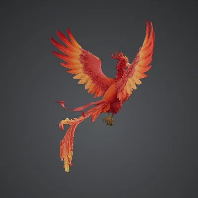 Phượng Hoàng Hùng Vĩ – Chim Lửa Dang Rộng Đôi Cánh