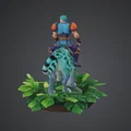 Jungle Beast Rider – Chiến binh fantasy cưỡi báo đốm rừng - Thumbnail 2