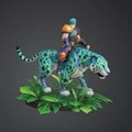 Jungle Beast Rider – Chiến binh fantasy cưỡi báo đốm rừng - Thumbnail 3