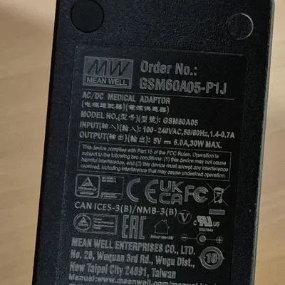 MEAN WELL GSM60A05-P1J - Giá đỡ nguồn