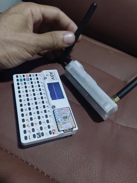 Case RF cho Cardputer ADV (NRF24L01+ & CC1101) – Cần mod anten CC1101 - Image 1