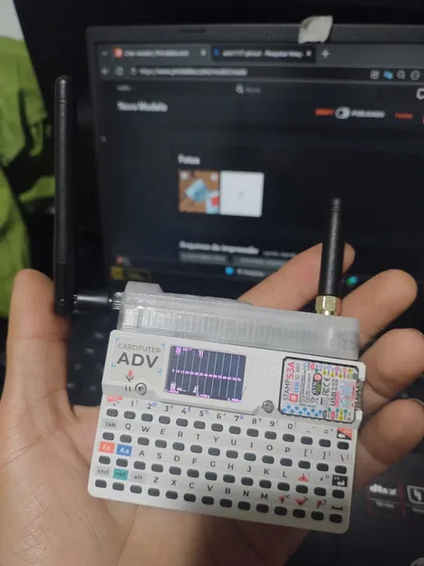 Case RF cho Cardputer ADV (NRF24L01+ & CC1101) – Cần mod anten CC1101 - Image 2
