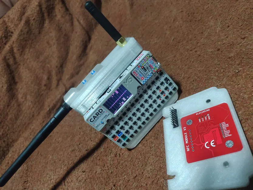 Case RF cho Cardputer ADV (NRF24L01+ & CC1101) – Cần mod anten CC1101 - Image 4