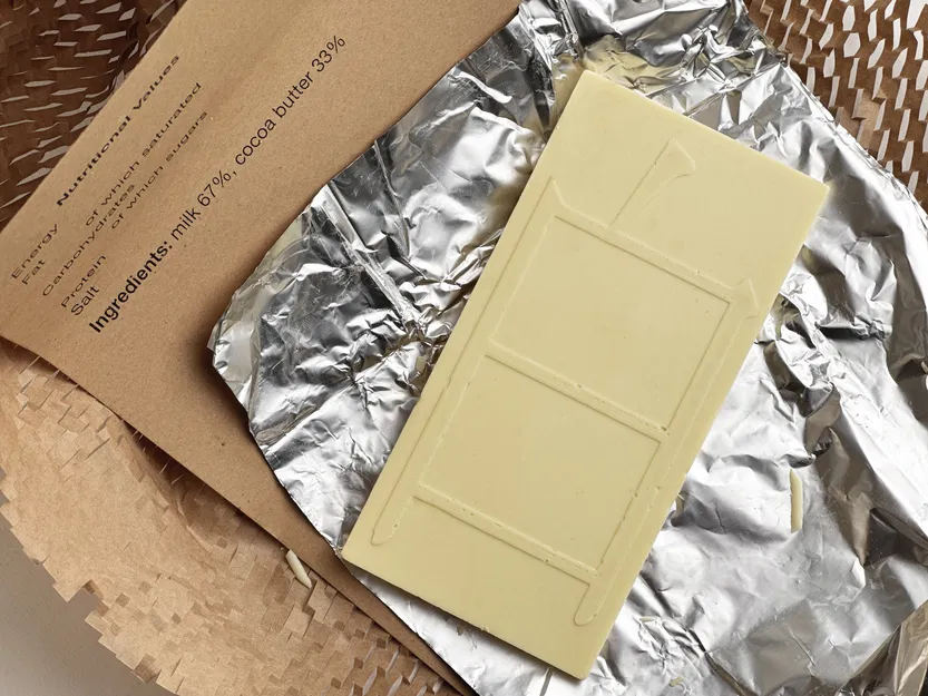 Thanh chocolate trắng Shiro (Shiro white chocolate bar) - Image 1