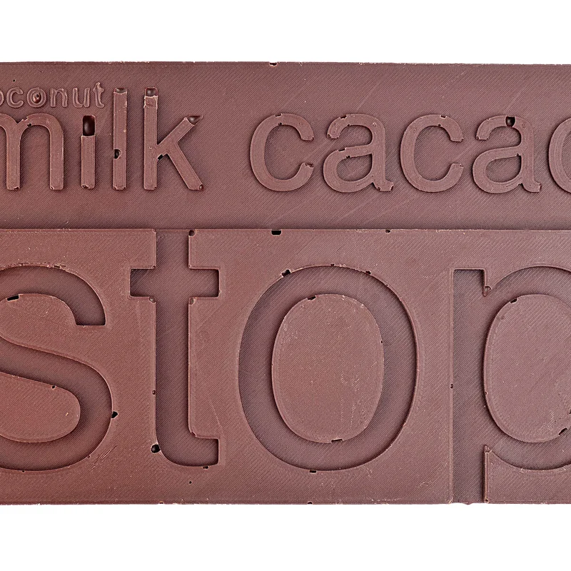 Thanh socola STOP cacao & sữa dừa (coconut milk chocolate bar)